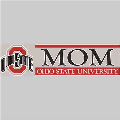 Ohio State Buckeyes Die Cut Decal Strip - Mom