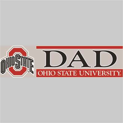 Ohio State Buckeyes Die Cut Decal Strip - Dad