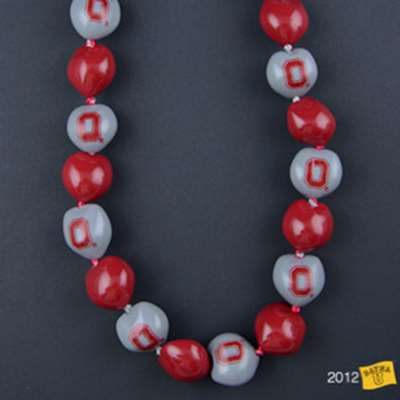 Ohio State Buckeyes Kukui Nut Necklace