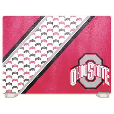 Ohio State Buckeyes Glass Cutting Board