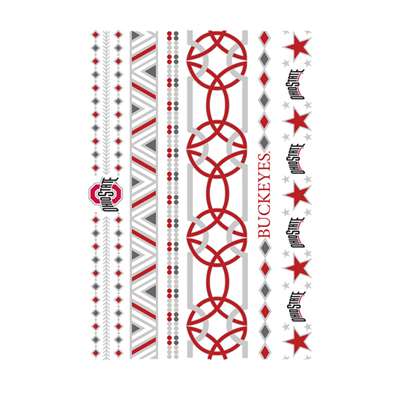 Ohio State Buckeyes Jewelry Flash Tattoos