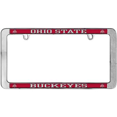 Ohio State Buckeyes Thin Metal License Plate Frame