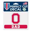 Ohio State Buckeyes Perfect Cut Decal - Dad