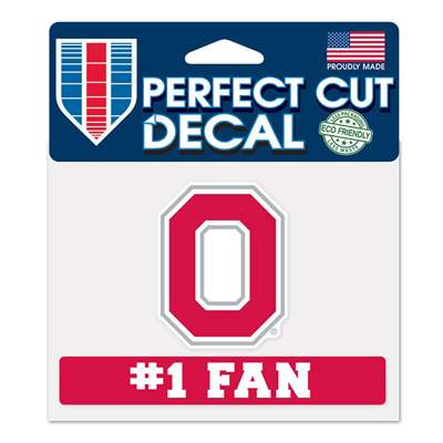 Ohio State Buckeyes Perfect Cut Decal - #1 Fan