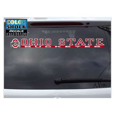 Ohio State Buckeyes Decal Strip - Logo W/ Ohio State Buckeyes - ALT