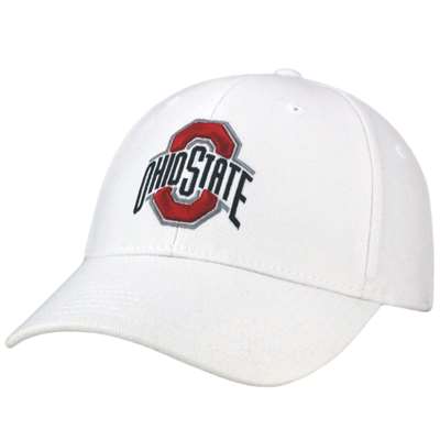 Ohio State Buckeyes Top of the World One Fit Hat - White