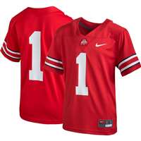 Nike Ohio State Buckeyes Youth Football Jersey - #1 Red