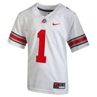 Nike Ohio State Buckeyes Youth Football Jersey - #1 White