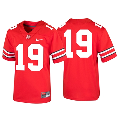 Nike Ohio State Buckeyes Preschool Football Jersey - #19 Red