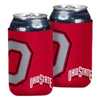 Ohio State Buckeyes Oversized Logo Flat Coozie