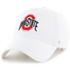 Ohio State Buckeyes 47 Brand Clean Up Adjustable Hat - White