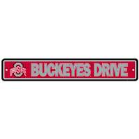 Ohio State Buckeyes Plastic Street Sign