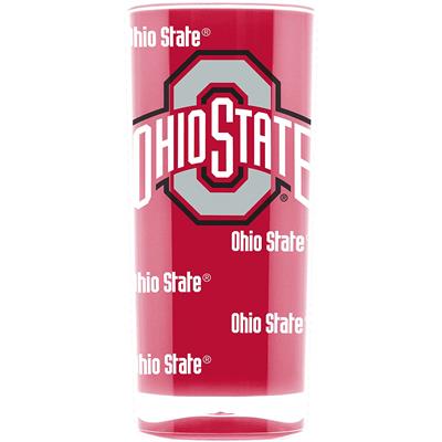 Ohio State Buckeyes Acrylic Square Tumbler Glass - 16 oz