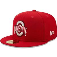 Ohio State Buckeyes Red New Era 5950 Fitted Baseba