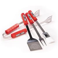 Ohio State Buckeyes Stainless Steel BBQ Set