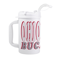 Ohio State Buckeyes 33oz Plastic Trucker Tumbler