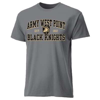 Army Black Knights Cotton Heritage T-Shirt - Grey