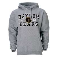 Baylor Bears Heritage Hoodie - Heather Grey