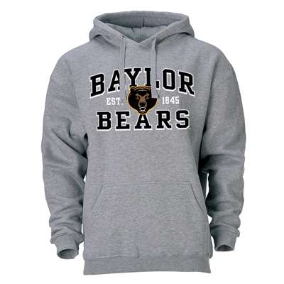 Baylor Bears Heritage Hoodie - Heather Grey