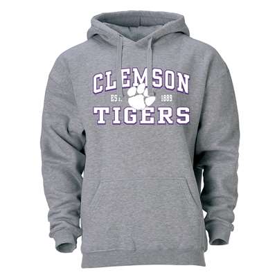 Clemson Tigers Heritage Hoodie - Heather Grey