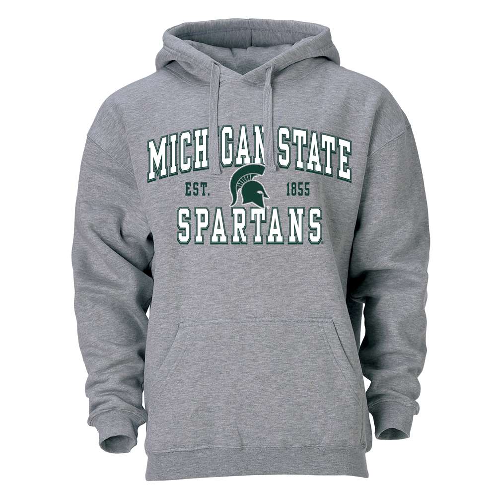 Michigan State Spartans Heritage Hoodie - Heather Grey