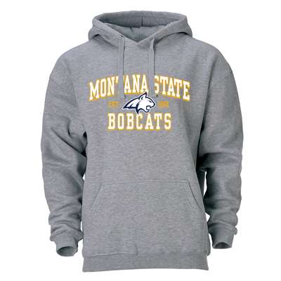 Montana State Bobcats Heritage Hoodie - Heather Grey