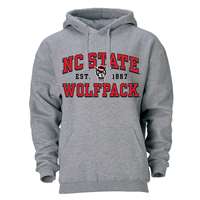 North Carolina State Wolfpack Heritage Hoodie - Heather Grey