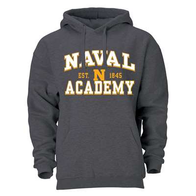 Navy Midshipmen Heritage Hoodie - Graphite