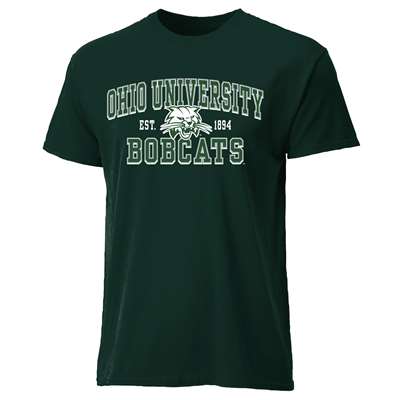 Ohio Bobcats Cotton Heritage T-Shirt - Green