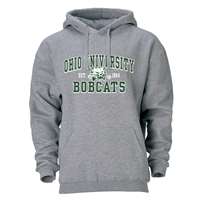 Ohio Bobcats Heritage Hoodie - Heather Grey