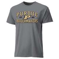 Purdue Boilermakers Cotton Heritage T-Shirt - Grey