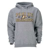 Purdue Boilermakers Heritage Hoodie - Heather Grey