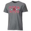 Utah Utes Cotton Heritage T-Shirt - Grey