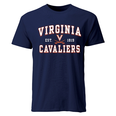 Virginia Cavaliers Cotton Heritage T-Shirt - Navy