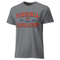 Virginia Cavaliers Cotton Heritage T-Shirt - Grey