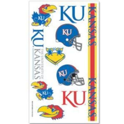 Kansas Jayhawks Temporary Tattoos