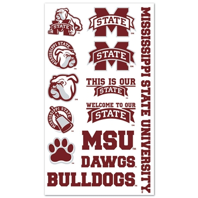 Mississippi State Temporary Tattoos