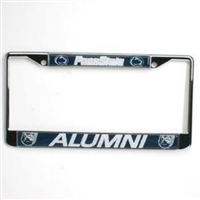 Penn State Alumni Metal License Plate Frame w/Domed Insert