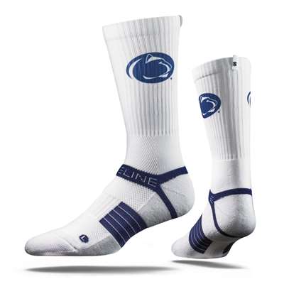 Penn State Nittany Lions Strideline Strapped Fit 2.0 Socks - White