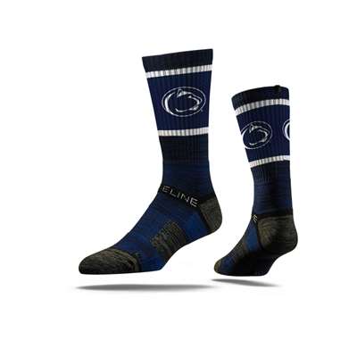 Penn State Strideline Premium Crew Sock - Navy