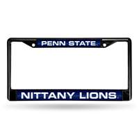 Penn State Nittany Lions Inlaid Acrylic Black License Plate Frame