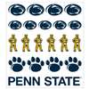 Penn State Nittany Lions Multi-Purpose Vinyl Sticker Sheet
