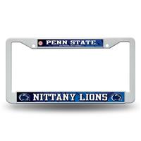 Penn State Nittany Lions White Plastic License Plate Frame