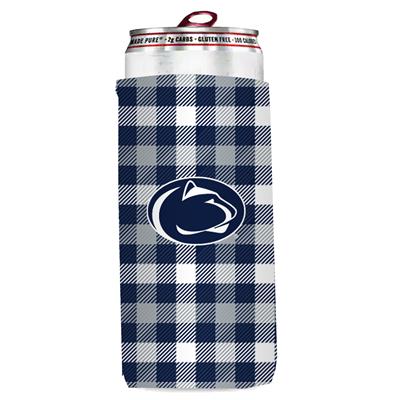 Penn State Nittany Lions Plaid Slim Coozie