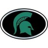 Michigan State Color Auto Emblem