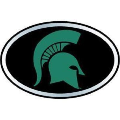 Michigan State Color Auto Emblem