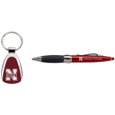 Nebraska Cornhuskers Pen And Keytag Gift Set