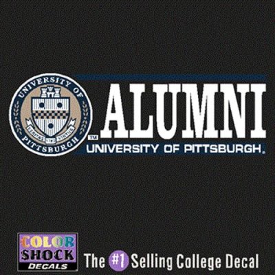 Pittsburgh Panthers Decal - Seal W/ Alumni Over University Of Pittsburgh Panthers