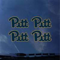 Pittsburgh Panthers Transfer Decals - Set of 4