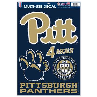 Pittsburgh Panthers Multi-Use Decal Set - 11" x 17"